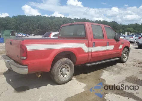 2002 Ford F250 Super Duty from USA, damaged, VIN 1FTNW20L92ED55166